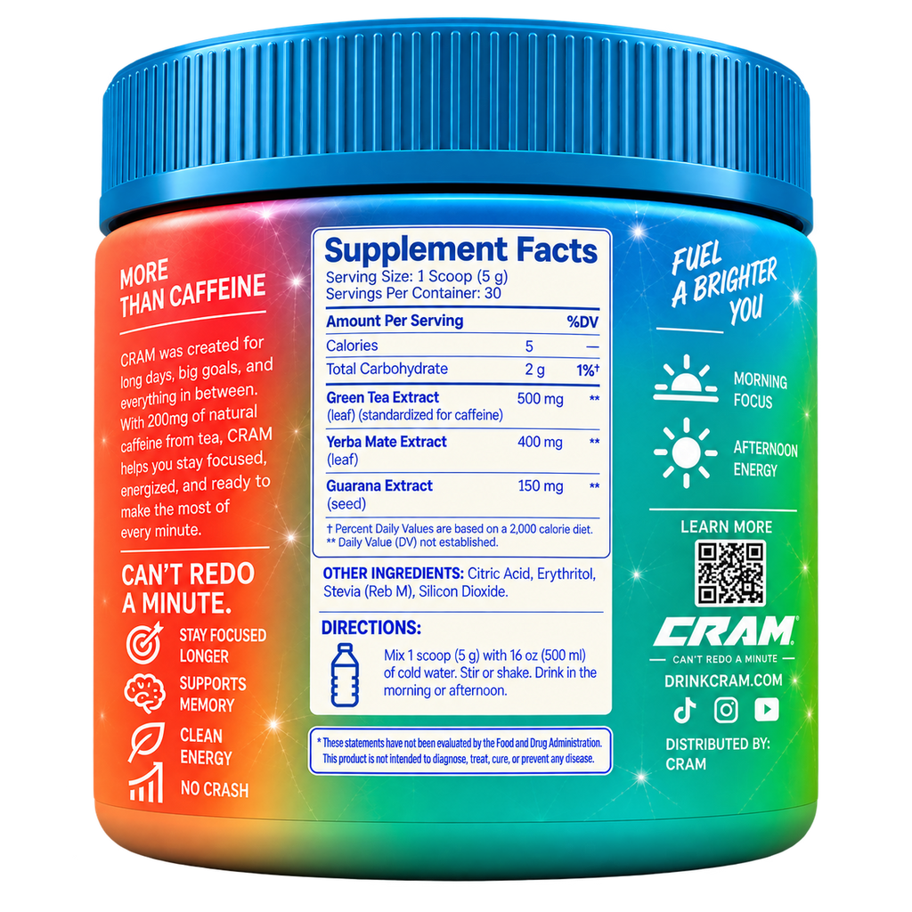 CRAM- Natural Tea Energy