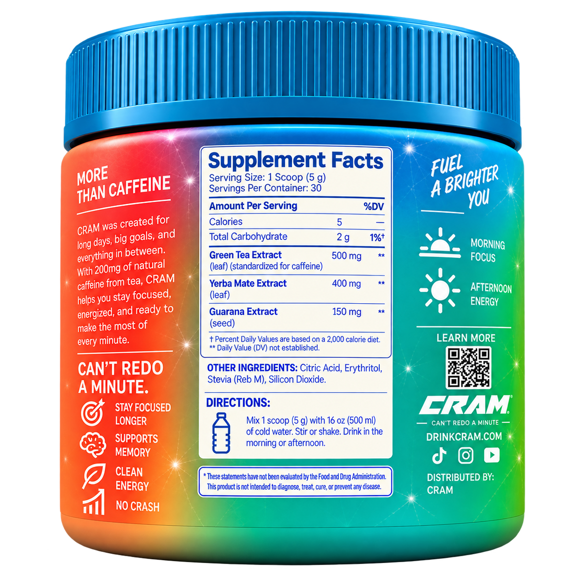 CRAM- Natural Tea Energy